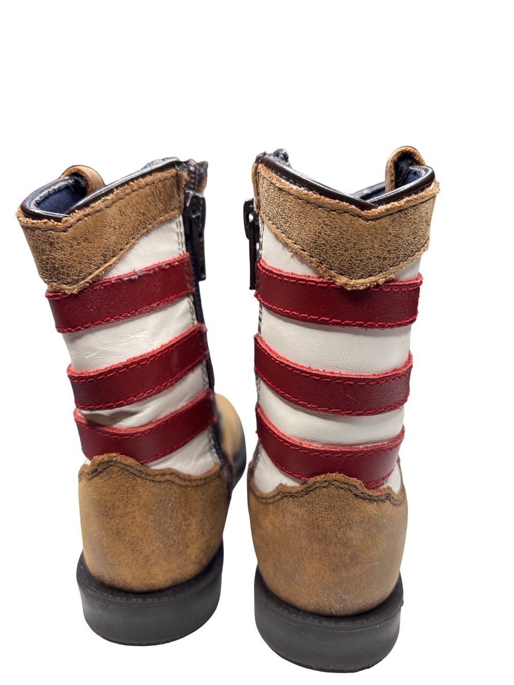 CODY JAMES TODDLER BOYS' USA FLAG WESTERN BOOTS SIZE 6 - Picture 4 of 7